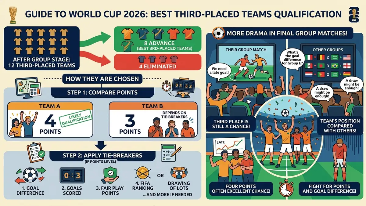 How Best Third-Placed Teams Qualify at World Cup 2026